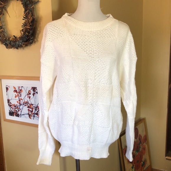 Vtg 80’s PRIVATE CLUB Size Large USA Made Multi-Knit Monochrome 100% Cotton NEW - Picture 3 of 16